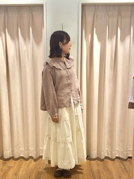 「ナチュラル」｜もなみさん（骨格ストレート・レディース・160cm）の秋コーディネート