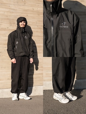 「guepard（ギュパール）のアイテム」を使った、minimal +αさん（メンズ・173cm）の冬コーディネート