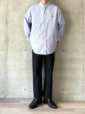 モノトーンに差し色 のメンズ人気ファッションコーディネート Wear
