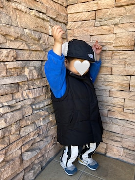 「むすこーで」｜KAHOさん（レディース・170cm）の冬コーディネート