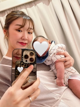 「JUNOAH（ジュノア）のアイテム（オールインワン・サロペット）」を使った、KAHOさん（レディース・170cm）の秋コーディネート
