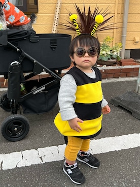 「アイテム（オールインワン・サロペット）」を使った、KAHOさん（レディース・170cm）の夏コーディネート