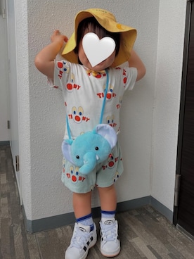 「男の子ベビー」｜KAHOさん（レディース・170cm）の夏コーディネート