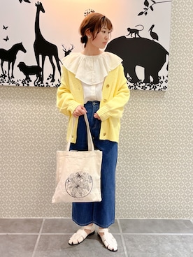 「ゆるカーディガン」｜ichiさん（レディース・163cm）の春コーディネート