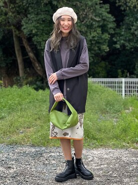 あみぃさん(レディース・161cm)の春コーディネート