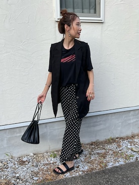 あみぃさん（レディース・161cm）の夏コーディネート