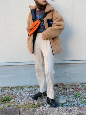 あみぃさん（レディース・161cm）の冬コーディネート