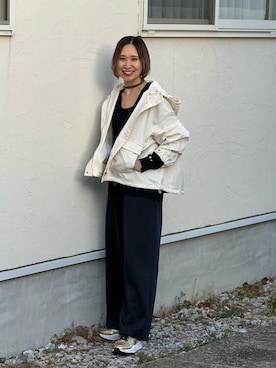 あみぃさん（レディース・161cm）の冬コーディネート