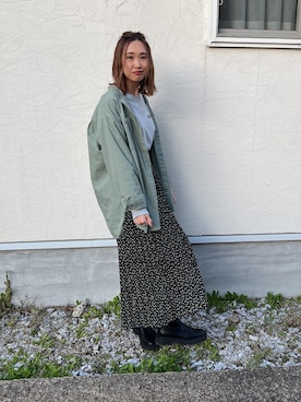 あみぃさん（レディース・161cm）の春コーディネート