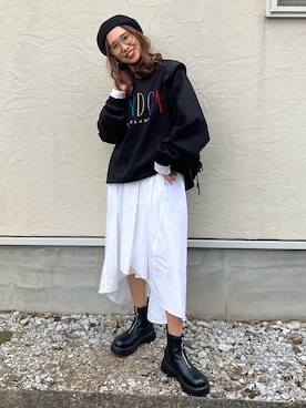 「Confirm（コンファーム）のアイテム」を使った、あみぃさん（骨格ウェーブ・レディース・161cm）の秋コーディネート
