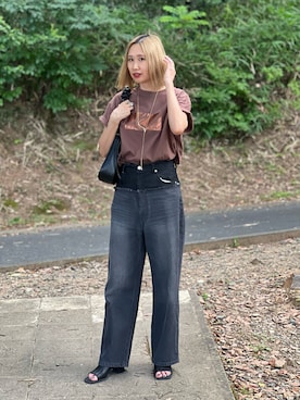 「アイテム（ピアス（両耳用））」を使った、あみぃさん（レディース・161cm）の夏コーディネート