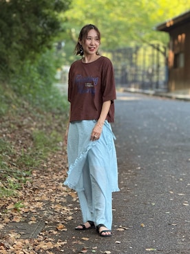「libelle more（リベル モア）のアイテム」を使った、あみぃさん（レディース・161cm）の夏コーディネート