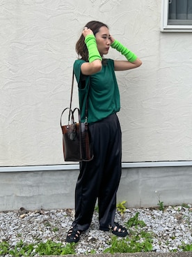 あみぃさん（レディース・161cm）の夏コーディネート