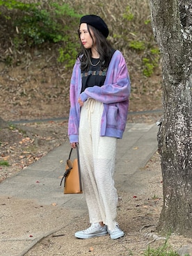 あみぃさん（レディース・161cm）の春コーディネート