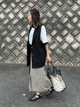 あみぃさん（レディース・161cm）の夏コーディネート