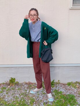 「Marient（マリエント）のアイテム（アクセサリー）」を使った、あみぃさん（レディース・161cm）の冬コーディネート