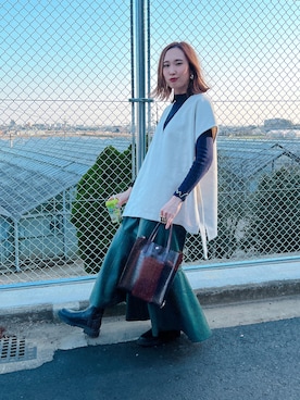 あみぃさん（レディース・161cm）の春コーディネート