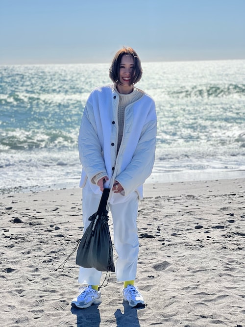 アンゴラ入りPORT ARTHUR パッチワークニット ANGIE VINTAGE by meg（アンジーヴィンテージバイメグ）の