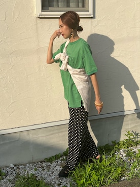 あみぃさん（レディース・161cm）の夏コーディネート