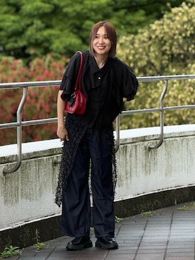 あみぃさん(レディース・161cm)の春コーディネート