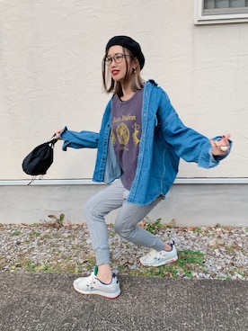 「Marient（マリエント）のアイテム（アクセサリー）」を使った、あみぃさん（レディース・161cm）の冬コーディネート