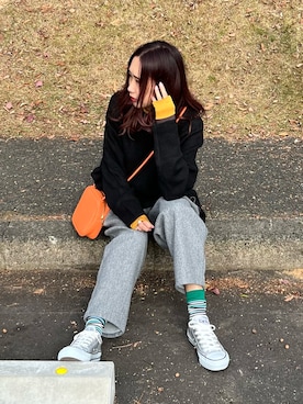「reca（レカ）のアイテム」を使った、あみぃさん（骨格ウェーブ・レディース・161cm）の冬コーディネート