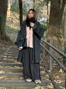 あみぃさん(レディース・161cm)の冬コーディネート