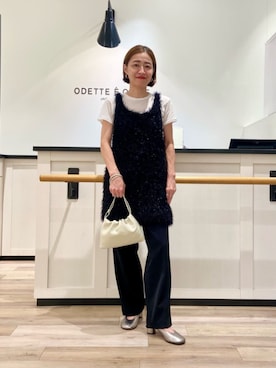 山本　オデット エ オディール スタッフさん（レディース・153cm）の秋コーディネート