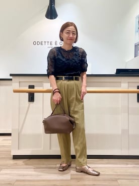山本　オデット エ オディール スタッフさんのコーディネート