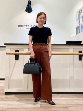 山本　オデット エ オディール スタッフさんのコーディネート