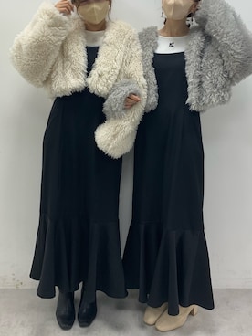 「one after another NICE CLAUP（ワンアフターアナザーナイスクラップ）のアイテム（その他アウター）」を使った、kobaさん（レディース・154cm）の秋コーディネート