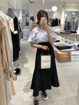 「one after another NICE CLAUP（ワンアフターアナザーナイスクラップ）のスニーカー底グルカサンダル（サンダル）」を使った、kobaさん（レディース・154cm）の春コーディネート