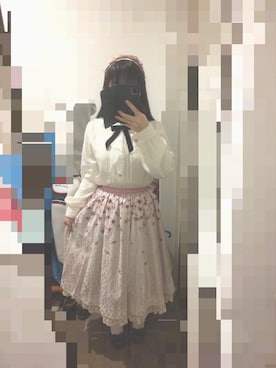 「axes femme（アクシーズファム）のアイテム（ヘアアクセサリー）」を使った、うつきさん（レディース・152cm）の春コーディネート