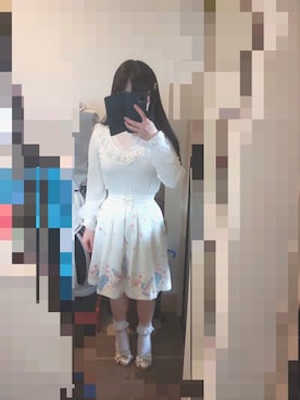 「axes femme（アクシーズファム）のアイテム（パンプス）」を使った、うつきさん（レディース・152cm）の春コーディネート
