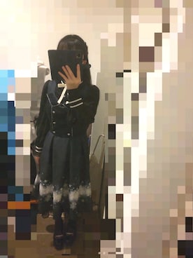 「axes femme POETIQUE（アクシーズファムポエティック）のアイテム（シューズ）」を使った、うつきさん（レディース・152cm）の冬コーディネート