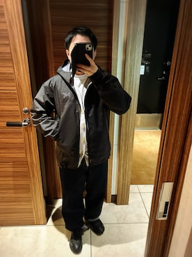 「On（オン）のアイテム」を使った、しばっちょさん（メンズ・160cm）の春コーディネート