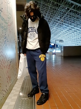 「DESCENTE ALLTERRAIN（デサント　オルテライン）のアイテム（ジャケット/アウター）」を使った、itsuka&Tさん（メンズ・180cm）の冬コーディネート