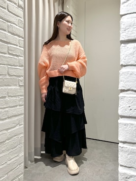 れいなさん（レディース・154cm）の秋コーディネート