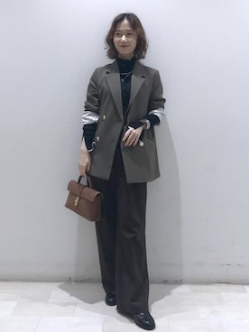 「VIS（ビス）のアイテム（トップス）」を使った、kahoさん（レディース・150cm）の秋コーディネート