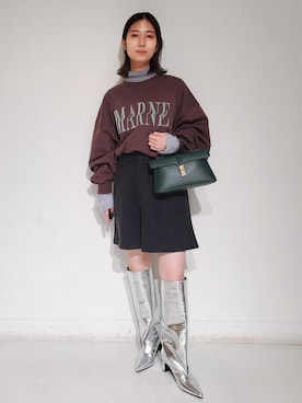 「アイテム（スウェット）」を使った、kahoさん（レディース・150cm・20代）の秋コーディネート