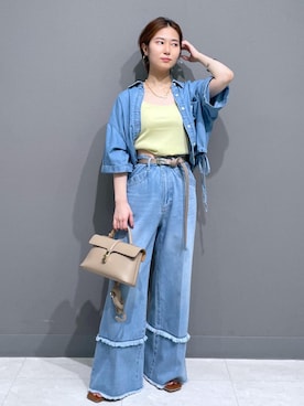 「アイテム（トップス）」を使った、kahoさん（レディース・150cm・20代）の夏コーディネート