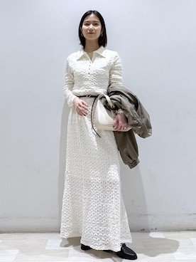 「VIS（ビス）のアイテム（バッグ）」を使った、kahoさん（レディース・150cm）の春コーディネート