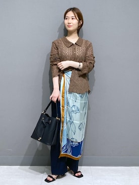 「VIS（ビス）のアイテム」を使った、kahoさん（レディース・150cm）の秋コーディネート