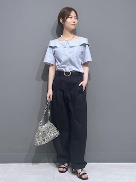 「アイテム（ハンドバッグ）」を使った、kahoさん（レディース・150cm）の夏コーディネート