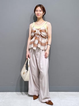 「アイテム（パンプス）」を使った、kahoさん（レディース・150cm）の夏コーディネート