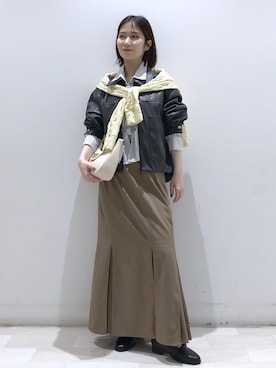 「Juze（ジュゼ）のアイテム」を使った、kahoさん（レディース・150cm）の冬コーディネート