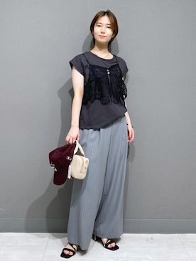 「アイテム（その他トップス）」を使った、kahoさん（レディース・150cm）の夏コーディネート