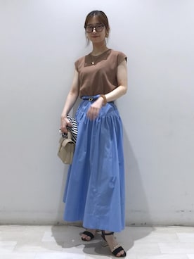 「POLO BCS（ポロ ビーシーエス）のアイテム」を使った、kahoさん（レディース・150cm）の夏コーディネート