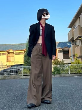 「soerte（ソエルテ）のアイテム」を使った、ｷﾘｷﾘさん（レディース・157cm）の冬コーディネート