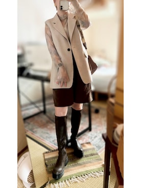 Shellyさん（レディース・160cm）の秋コーディネート